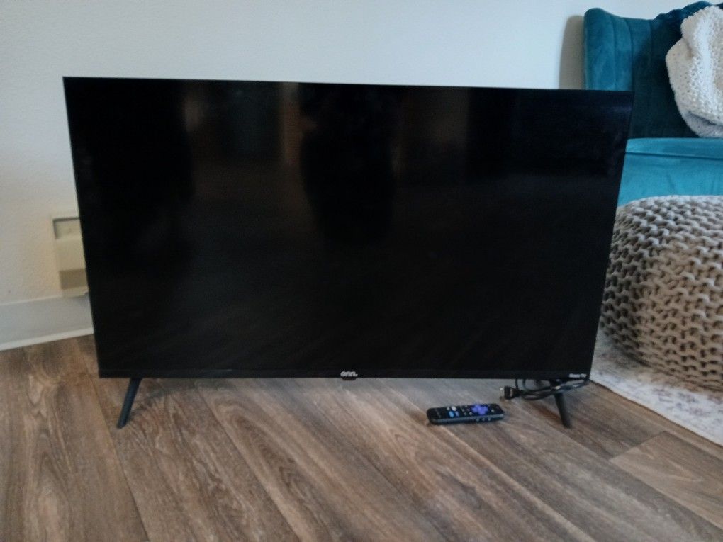 Roku TV - works excellent with remote $90