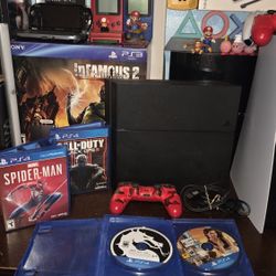 PS4 500GB With 4 Games