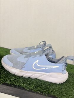 Nike Youth Size 3Y Flex Runner 2 Blue Girls Slip On Sneakers DJ6040-400