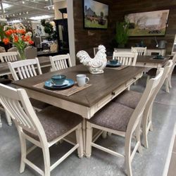 Dining Room Set 6 Chairs And Table 