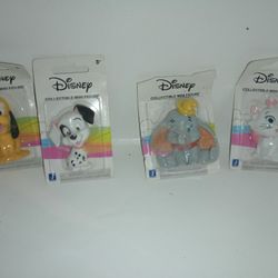 Disney Collectable Figurines Set Of 4
