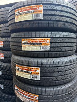 265/75/16 Arroyo LT SET OF 4 NEW TIRES INSTALLED AND BALANCED