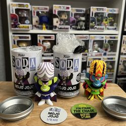 VAULTED LIMITED CHASE BUNDLE BLACKLIGHT Mojo Jojo Funko Soda Powerpuff Girls