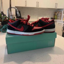 Size 7.5M - Nike Dunk Pro SB Low Jpack Bred 2014 Tried On 304292-039