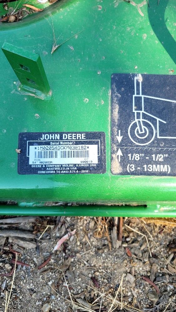 John Deere Mower For Compact Tractor