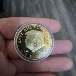 Donald Trump Gold Coin