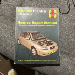  Hyundai Elantra  Complete Repair Book