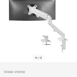 VIVO Pneumatic Arm Single 17” to 27” Monitor Desk Mount NEW