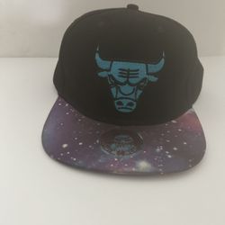 Chicago Bulls purple galaxy hat