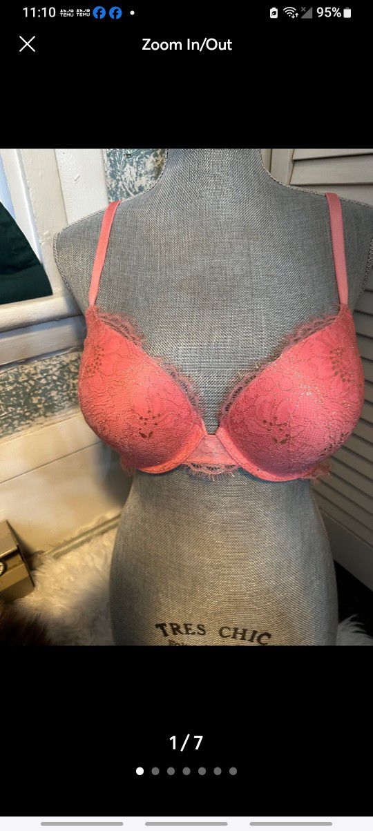 Victoria's Secret Very Sexy Push-up Coral/Peach Color NWOT