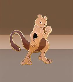 2017 Oficial Pokemon Mewtwo Collector's Lapel Pin