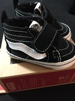 Black Vans size 2