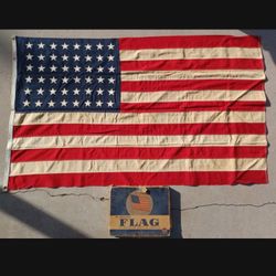 48 STAR FLAG w ORIGINAL BOX
