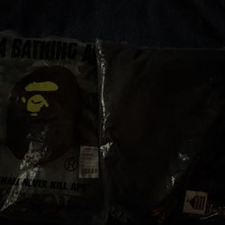 Black Monochrome dt grey bape hoodie