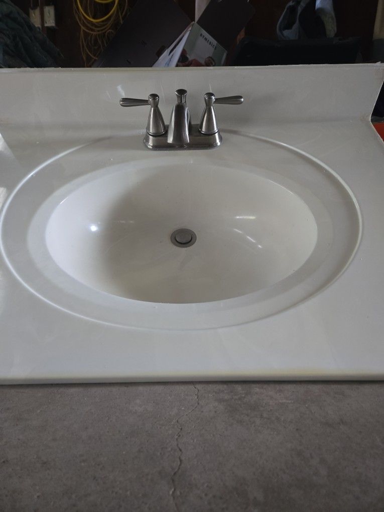 SINK For Small Powder Room (White)