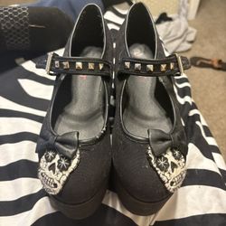 Demonia Mary Jane Platform Shoes