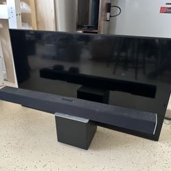 Vizio 42” TV, Soundbar & Subwoofer