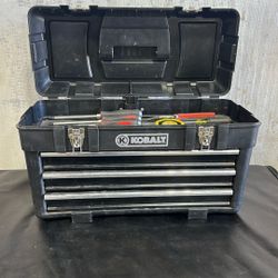 3 Drawer Kobalt Toolbox & Tools