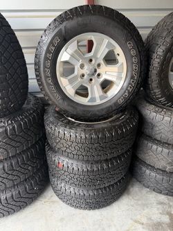 18” Goodyear Wrangler Workhorse AT LT265/70R18 Tires Rims Chevrolet, GMC and Dodge Ram 1500