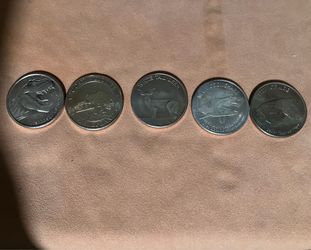 Copper 1oz coins $7 each