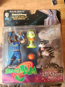 Space Jam Patrick Ewing Action Figure Set