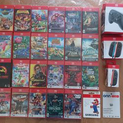 Nintendo Switch 2 Games Memory Cards and Contollers