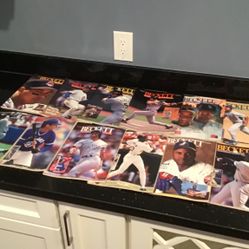 Beckett Baseball Card Monthly Magazines 1994-12 Month Collection