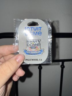 Intuit Dome 1st Anniversary Cake Pin