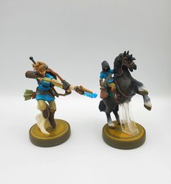 The Legend of Zelda: Breath of the Wild Amiibo: Link Archer & Link Rider (loose)