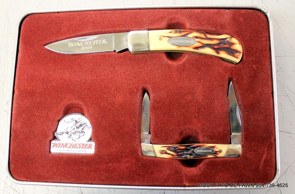 Winchester 2004 Limited Edition 2 Knife Set Like New - $19