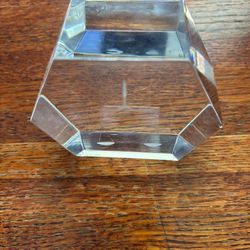 Paperweight- Crystal - Scales Of Justice