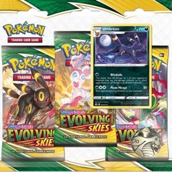 Pokemon TCG (Evolving Skies) Umbreon Blister 3 Pack