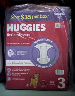 Huggies Little Movers Size 3 Diapers