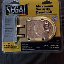 New Segal Maximum Security Deadbolt Lock 