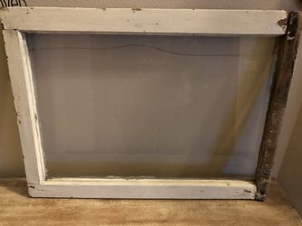 Antique window frame (original glass)