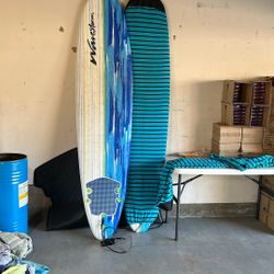 (2) Wave Sport 8’ Surfboards