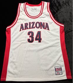 Men XL Retro Brand by Sand Knit Arizona Wildcats #34 Simon Basketball Jersey