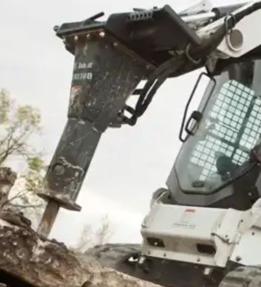 Bobcat Breaker With Spare Tip. 