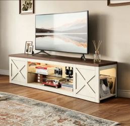 Farmhouse entertainment stand