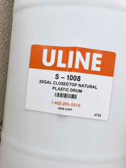 Brand 3 new 30 gallon drums