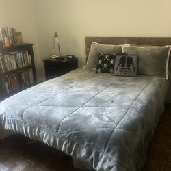 Full-size Bed Mattress And Bed Frame 