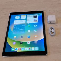 Ipad Pro 12.9" With New Charger And Cable $179