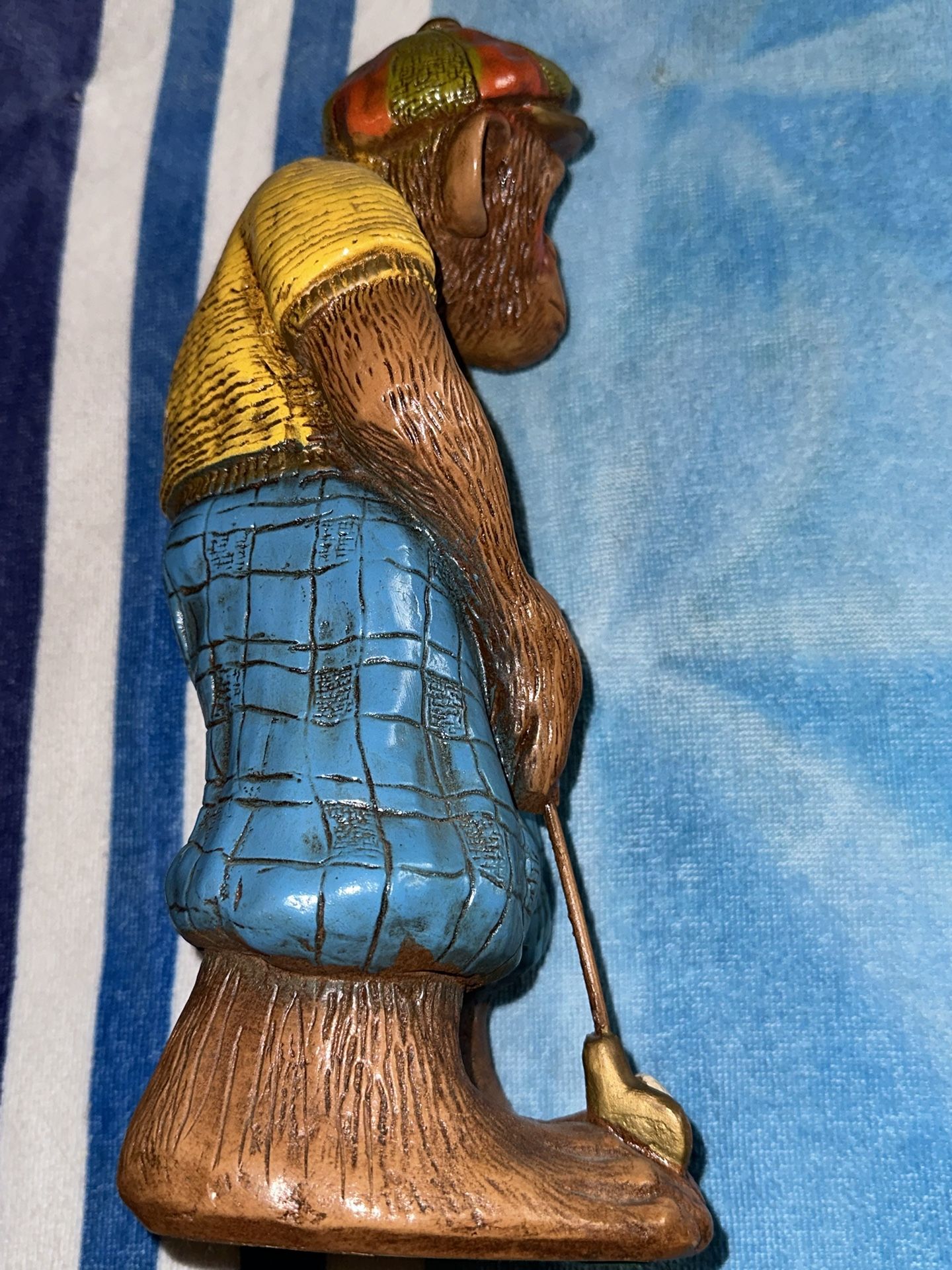 1970s progressive art golf monkey Statue for Sale in Los Angeles 