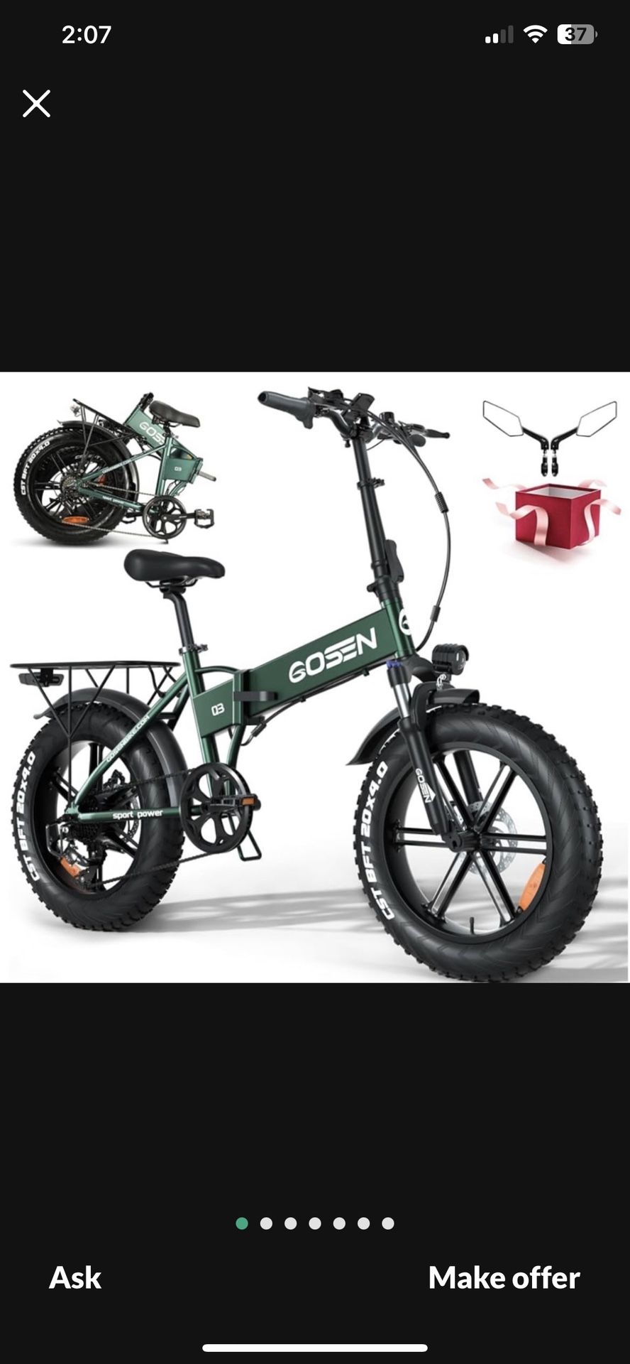 NEW GOSEN ELECTRIC BIKE