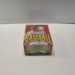 1991 fleer baseball unopened box
