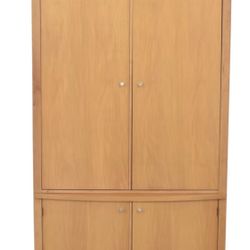 Ethan Allen Radius Collection Honey Blonde Maple Armoire