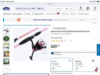Fishing poles