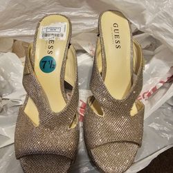 Ladies Guess Wedged Shoes