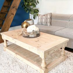 Custom coffee table farmhouse Wood  Modern Rustic Center Oval Set End Table Side Table  Storage Monastery Set Chest  Restoration hardware Carpenter