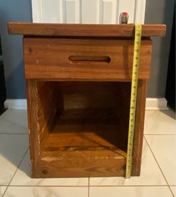 THIS END UP nightstand/end table